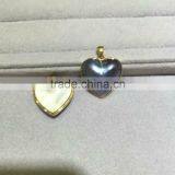 7-8mm Black Heart Shaped Mabe Pearl Pendant on Sale thumbnail-1