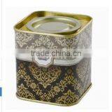 Small Square Loose Tea Tin Box thumbnail-3