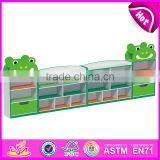 Customized Kindergarten Storage Furniture Wooden Children Toy Shelves W08C199 thumbnail-3