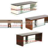 New Design Living Room Lcd tv Stand Cheap Wooden Furniture thumbnail-1