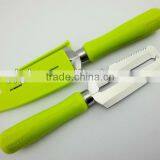 Classic Sharp Head Plastic Handle 4 in 1 Swiveling Potato Peeler With Shell