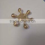 High Quality 6 Hands Gold Stable 4 Minutes Metal Copper Hand Spinner