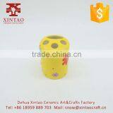 High Quality Brushed Holder /cock Shaped With Flower Printing Teethbrush Holder thumbnail-1