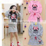 Minnie Kids Clothes Girls Clothing Sets Baby Girl Cartoon T-shirt+ Skirt 2pcs Set Ropa Mujer Ensemble Fille Meisjes Kleding thumbnail-1
