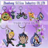 Guitar Shape Printed Partten Low Price Acrylic Key Chains thumbnail-1