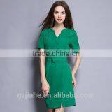 2016 Nowest o Neck Formal Business Party Evening Women Work Wear Office Dresses for Women Wear Office thumbnail-3