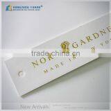 Hot Stamping Gold Color Logo White Hang Tag thumbnail-2
