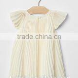 Fancy One Year Old Baby Party Eyelet Flutter Dresses For Baby Girl HSD5050 thumbnail-2