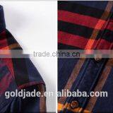 2015 Hot Sale Prints New Design Latest Shirt Designs for Men, Men's High Quality Grid Shirt thumbnail-4