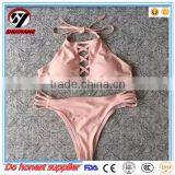 Full Open Fashion OEM Sexy Triangle Swimwear Bikini thumbnail-1