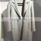 Ladies Handle Long Style 100% Wool Coat for Sring and Fall thumbnail-2