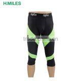 2017 Half Length Compression Men Sports Leggings Tight Pants thumbnail-1