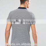 Latest Design Stripe Jersey 100% Cotton Men Polo Shirt OEM/ODM Service thumbnail-2