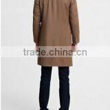 2014 Men Coat Brown Color Slim Fit thumbnail-2