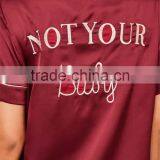 Custom Back Logo Embroidered Satin Pajama Set White Piping Short Pyjama Set Button Top With Drawstrings Shorts thumbnail-4