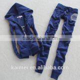 Wholesale OEM High Quality Gym Life Velvet Suits thumbnail-3