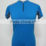 100% Merino Wool Knitted Women's Zip T-shirt thumbnail-1