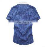 Wholesale High Quality Light Purple Dress Mens Shirt thumbnail-2