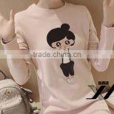 Long Design Pullover Women Cheap Embroidery Hoodies thumbnail-2