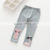 S60615B 2017Autumn New Casual Printing Cute Cat Pants Baby Girl Cotton Elastic Leggi thumbnail-6