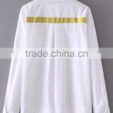 Runwaylover EY2338B Hot Sale 2017 Ladies Fashion Gilding Pure Color Blouse thumbnail-4