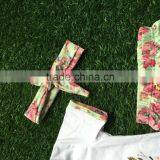 Girls Summer Outfits Baby Girls Boutique Clothing Girls Waht a Wonderful World Outftitsd Children Summer Clothing With Headband thumbnail-2