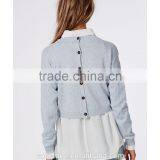 China Wholesale Ice Cream Knitted Sweatshirt Women Crop Hoodies thumbnail-6