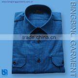 Men's Mini Fashion Plaid Shirt thumbnail-1