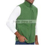 Newest Basic Fit Fleece Vest Secure-zip 100% Polyester Micro Fleece Popular Hottest Christmas SPORT VEST for Men thumbnail-3