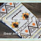 Fall Boutique Girl Clothing 2016 Unique Design Brown Tunic With Ruffle Accents Adorable Turkey Aztec Leggings Baby Kids Clothes thumbnail-2