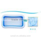 INTEX Transparent Blue Inflatable Swimming Pool thumbnail-4