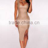 Hot Sale OEM Services Woman Summer Dresses Backless Sexy Bodycon Hollow Out Dress for Wholesale thumbnail-2