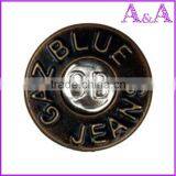Wholesale Custom Zinc Alloy Metal Botton Jeans Button for Lady Jeans thumbnail-3