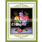 Handmade Multicolor Flower Pattern Embroidery Diamond Painting DIY Kit Cross Stitch For Living Room 50cmx12cm thumbnail-1