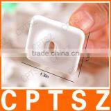 Baby Mate 24 PCS Childproof Electrical Outlet Plugs With 4 Parent Keys (White, 1.3" x 1.1" Plug Size) - Electric Socket Cover - thumbnail-5