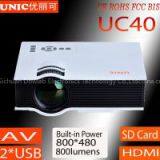 1080p Support Home Projector,mini Portable Projector UC40 With AV USB SD HDMI IR