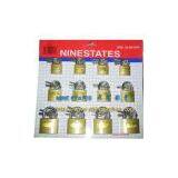 IMITATE BRASS PADLOCK & SKIN CARD thumbnail-1