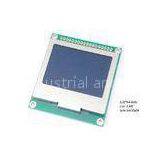 Custom Monochrome COB 1.68 Inch Segment LCD Display 128 * 64 White , Side