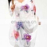 100% hand-painting ladies Chinese Tradition Silk neck scarf