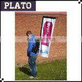 Latest Custom Outdoor Advertising Rectangle Backpack Flying Banner Flag thumbnail-1