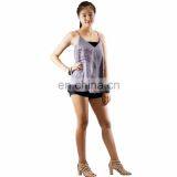 NAPAT Painted Cotton Casual Colorful Tank Sexy Woman Summer Beach Shirt For Wholesale thumbnail-4