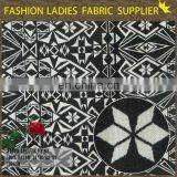 Irregular Geometry Pattern Rayon Challis Fabric, Cheap Rayon Fabric,100% Rayon Fabric for Garment thumbnail-1