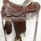 Trail Saddle - Leather Trail Western Saddle/hand Carved Western Saddle thumbnail-1