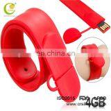 Dongrong USB Gadgets OEM Silicone 48GB Weeding Gift Rubber Wrist Band Usb Flash Drive thumbnail-5