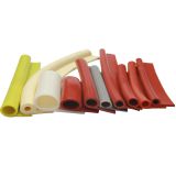 Silicone Extrusions 40, 60, 70 and 80-durometer silicone dense rubber extruded and fabricated into gaskets China
