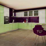 YALIG Polymer PETG Kitchen Cabinet thumbnail-4