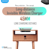 ZeePower 45mm invisible Wireless Charger,Undertable Charger,Long Charging Distance OEM ODM Wholesale