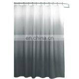 Two Tone Printed Waterproof Cloth Shower Curtain for Bathroom thumbnail-1