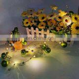 Christmas Decoration Plastic Ball Copper Wire String Light For Home Decoration