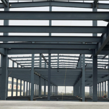 New Design Reliable Seismic Earthquake Prefabricated Light Steel Structure Muti Slope Workshop thumbnail-3